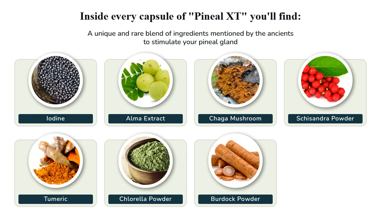 PINEAL XT ingredients 